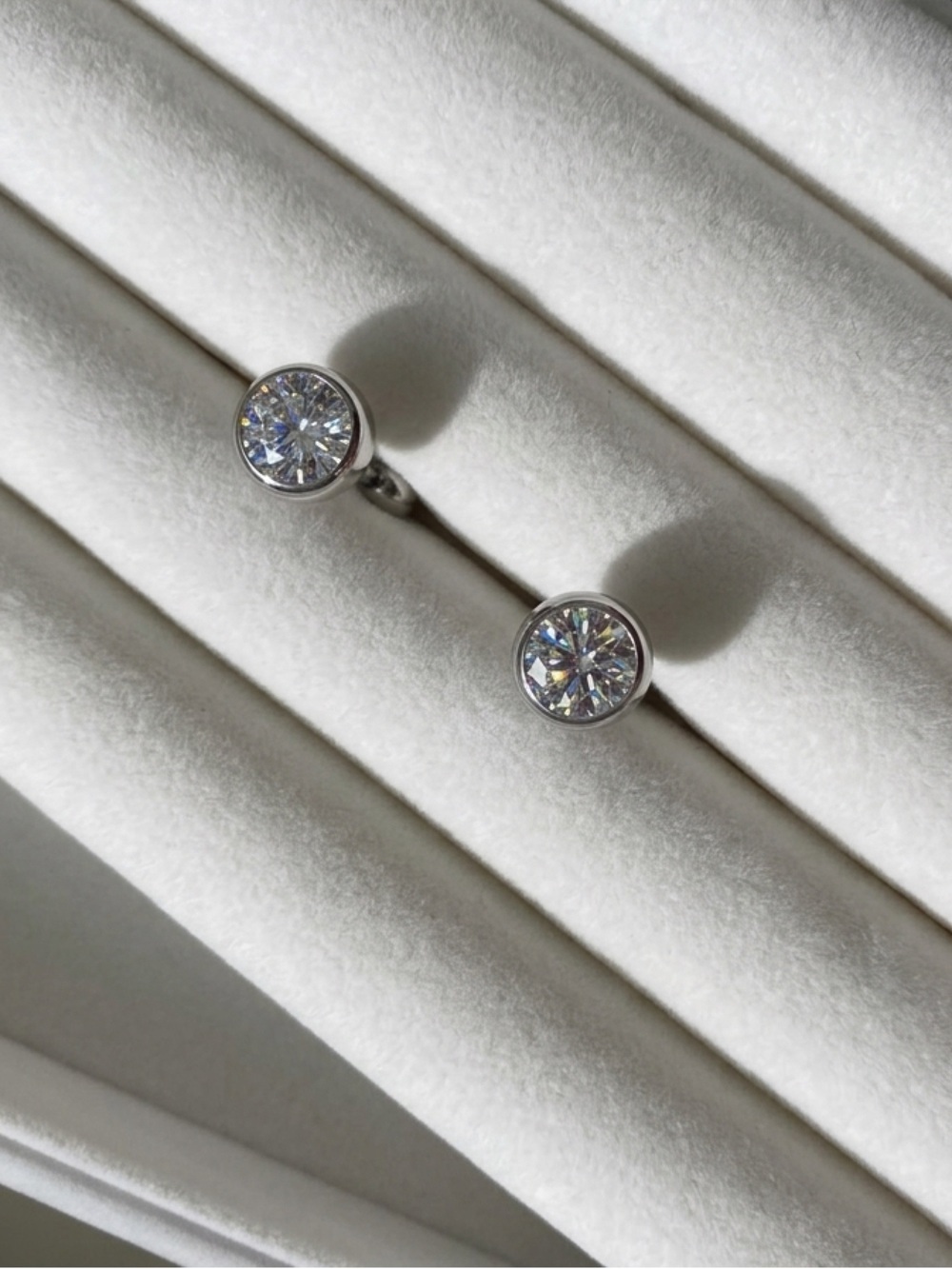 Elegant 925 Sterling Silver Stud Earrings